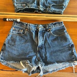 Levis Jean shorts